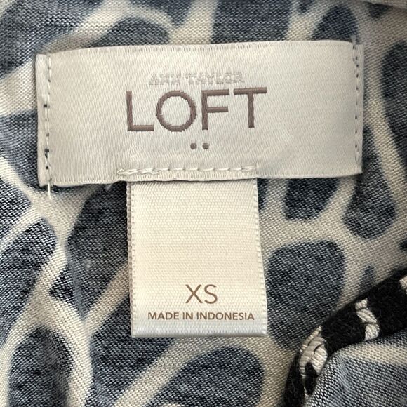 LOFT Jersey Floral Sleeveless Geometric Maxi Dress Women's Size XS - Picture 3 of 9